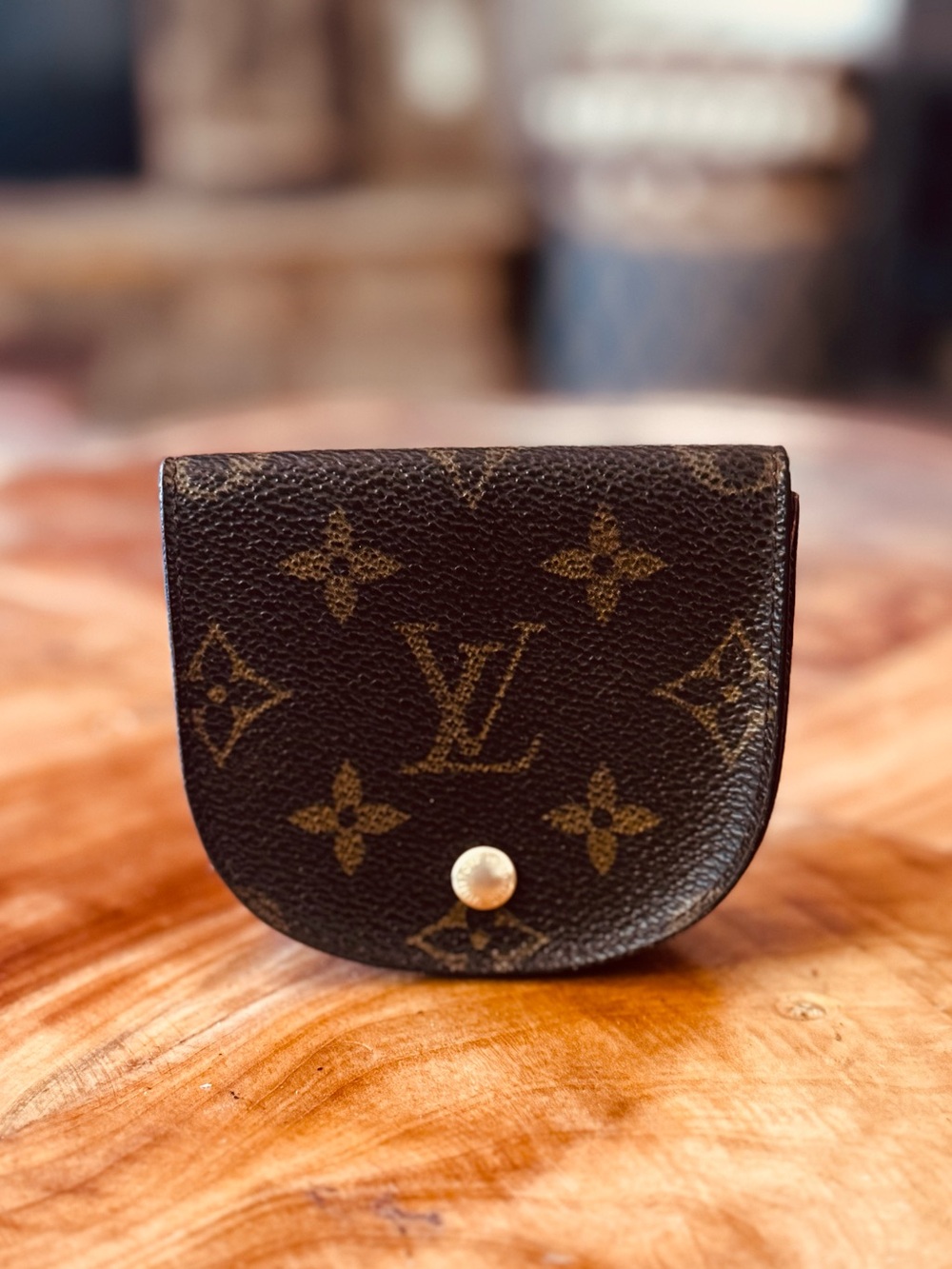 Louis Vuitton coin purse pocket wallet, vintage 1989 rare find